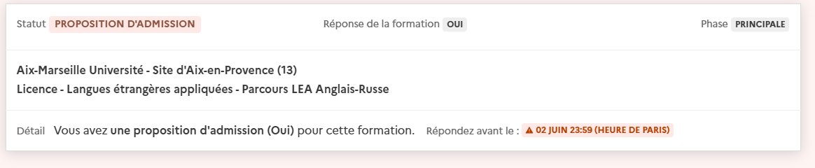 _Sawny's tweet photo. C'est dingue comment ils s'en tapent complètement des dossiers... #Parcoursup https://t.co/QsKt7MHwj0