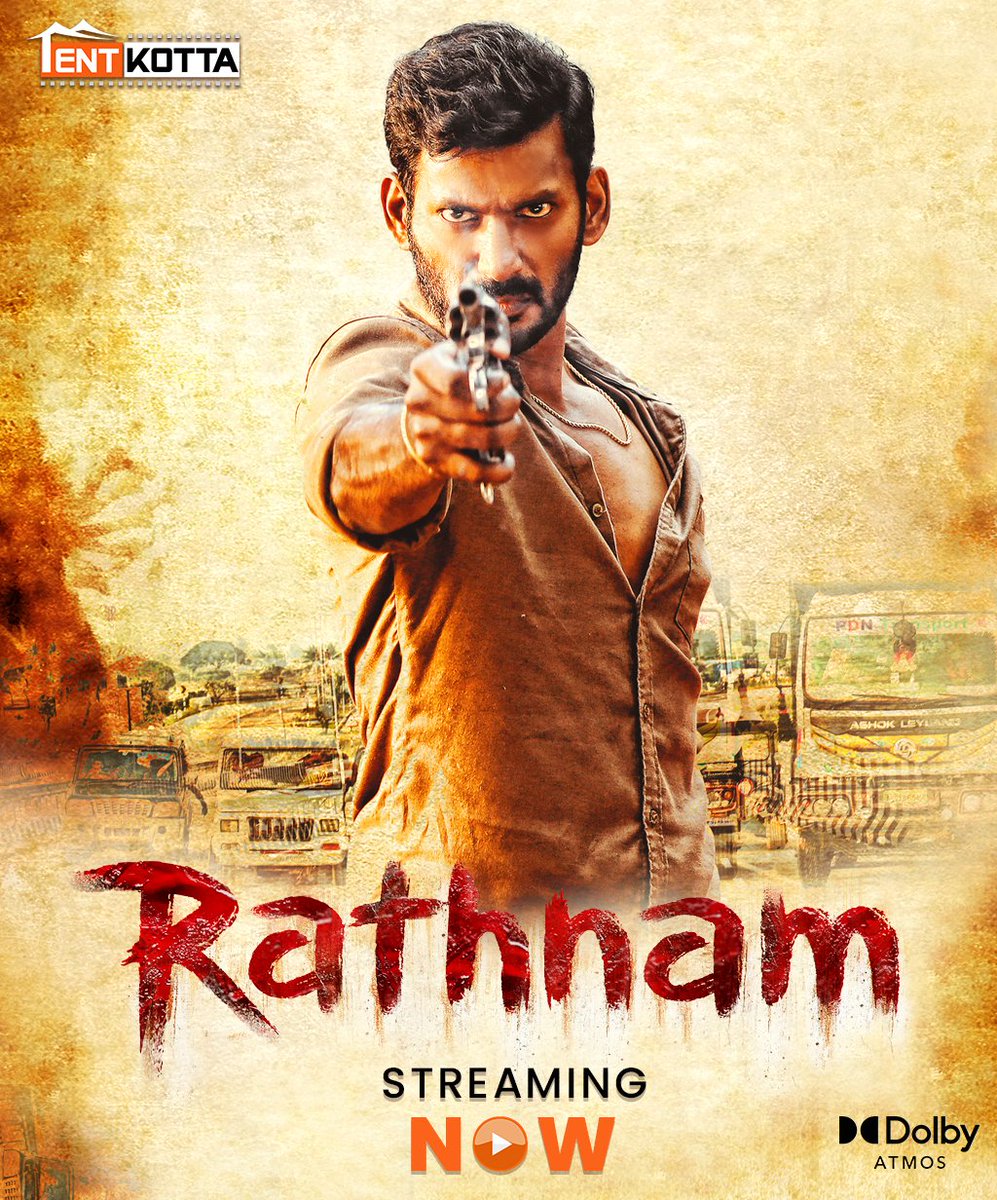 #Hari's Direction🔥 x #Vishal's Action💥 - #Rathnam Streaming Now on #Tentkotta! 🧨🎬🔥

#RathnamonTentkotta

@VishalKOfficial @priya_Bshankar #Sukumaran
@dhilipaction #directorHari