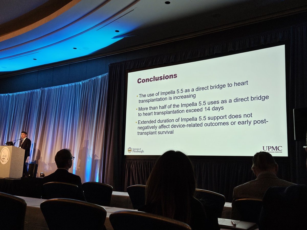 asaiojournal (@asaiojournal) on Twitter photo #ASAIO2024 Top #Cardiac #RandD Abstract
Extended Duration of #Impella 5.5 Support Does Not Adversely Impact Outcomes Following #HeartTx: A UNOS Registry Analysis
<a href="/Yeahwa_Hong/">Yeahwa Hong</a>
<a href="/UPMC_CTSurgery/">Pitt Cardiothoracic Surgery Department</a>
<a href="/ASAIO8/">ASAIO</a> #ASAIO2024 Top #Cardiac #RandD Abstract
Extended Duration of #Impella 5.5 Support Does Not Adversely Impact Outcomes Following #HeartTx: A UNOS Registry Analysis
<a href="/Yeahwa_Hong/">Yeahwa Hong</a>
<a href="/UPMC_CTSurgery/">Pitt Cardiothoracic Surgery Department</a>
<a href="/ASAIO8/">ASAIO</a>