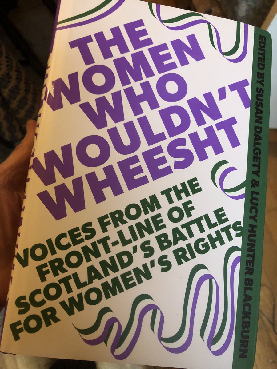 #WomenWhoWouldntWheesht My copy’s just arrived!