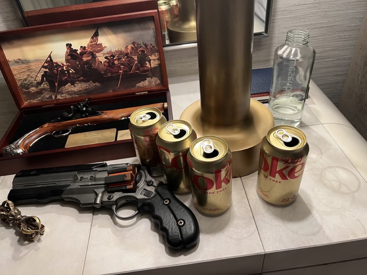 Elon Musk's Bedside Table.