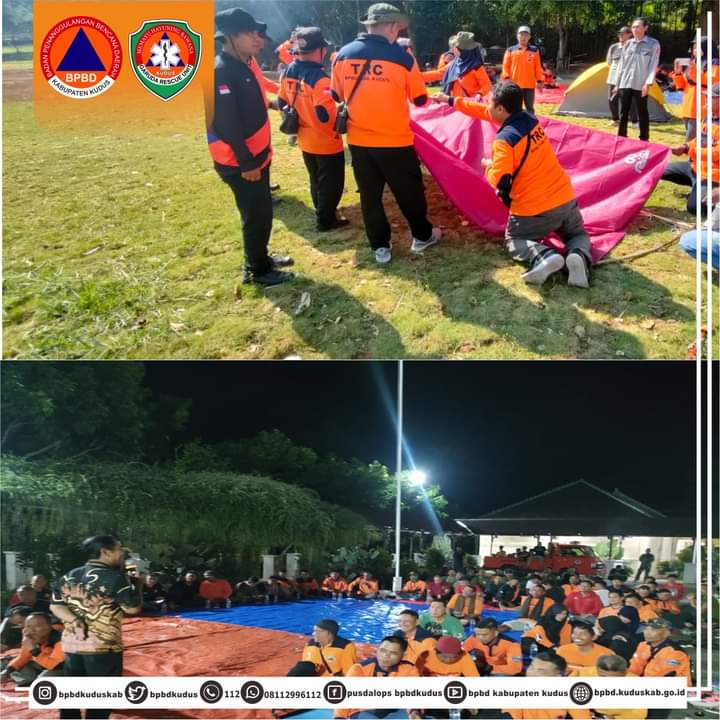 #SobatTangguh

BPBD Kab. Kudus bersama Kemendagri dan BPBD Prov Jateng  mendeklarasikan Gerakan Kecamatan Tangguh Bencana (Kencana) dan kegiatan pengembangan Kapasitas Tim Reaksi Cepat Tahun 2024.

Acara  berlangsung selama dua hari dan dibuka oleh Pj. Bupati Kudus yang