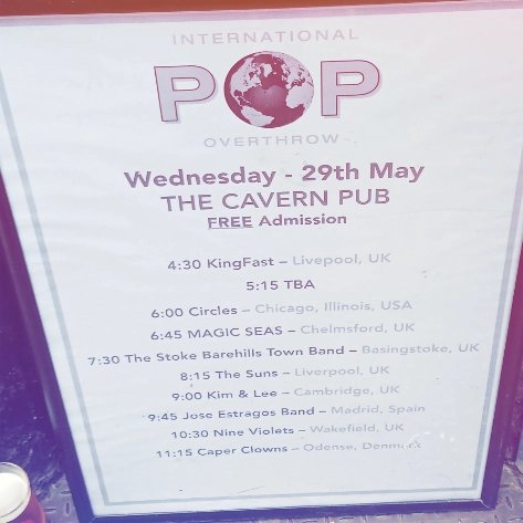 magic_seas's tweet photo. Another great night in Liverpool last night at @TheCavernPub for our 2nd IPO Festival set!
Great to also be on the same bill as @KimandL & @morriswindsor from The Soft Boys too 😎
Big thanks David & Rina and to Sharkey and David for support!
#dreampop #liverpool #thecavernpub https://t.co/OE44sMT6LG