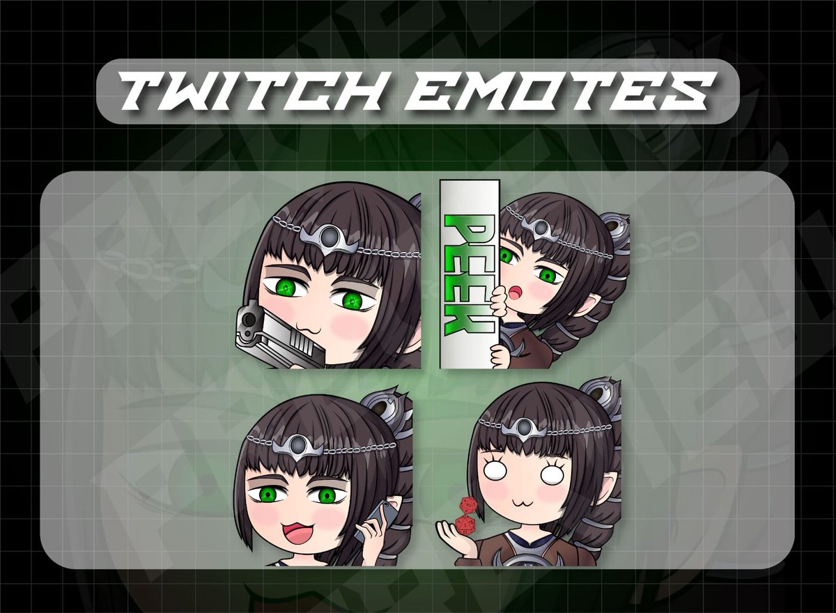 ZoeBarnes393072's tweet image. Hey, everyone I've made these amazing emotes for my client @Mouflonned 
If anyone needs custom logo, banner, overlay, emotes, etc DM me freely.
#StreamerTips
#TwitchAffiliate #twitchfr #twitchDe #graphicdesigner #stream #games #PlayStations #gaming  #art