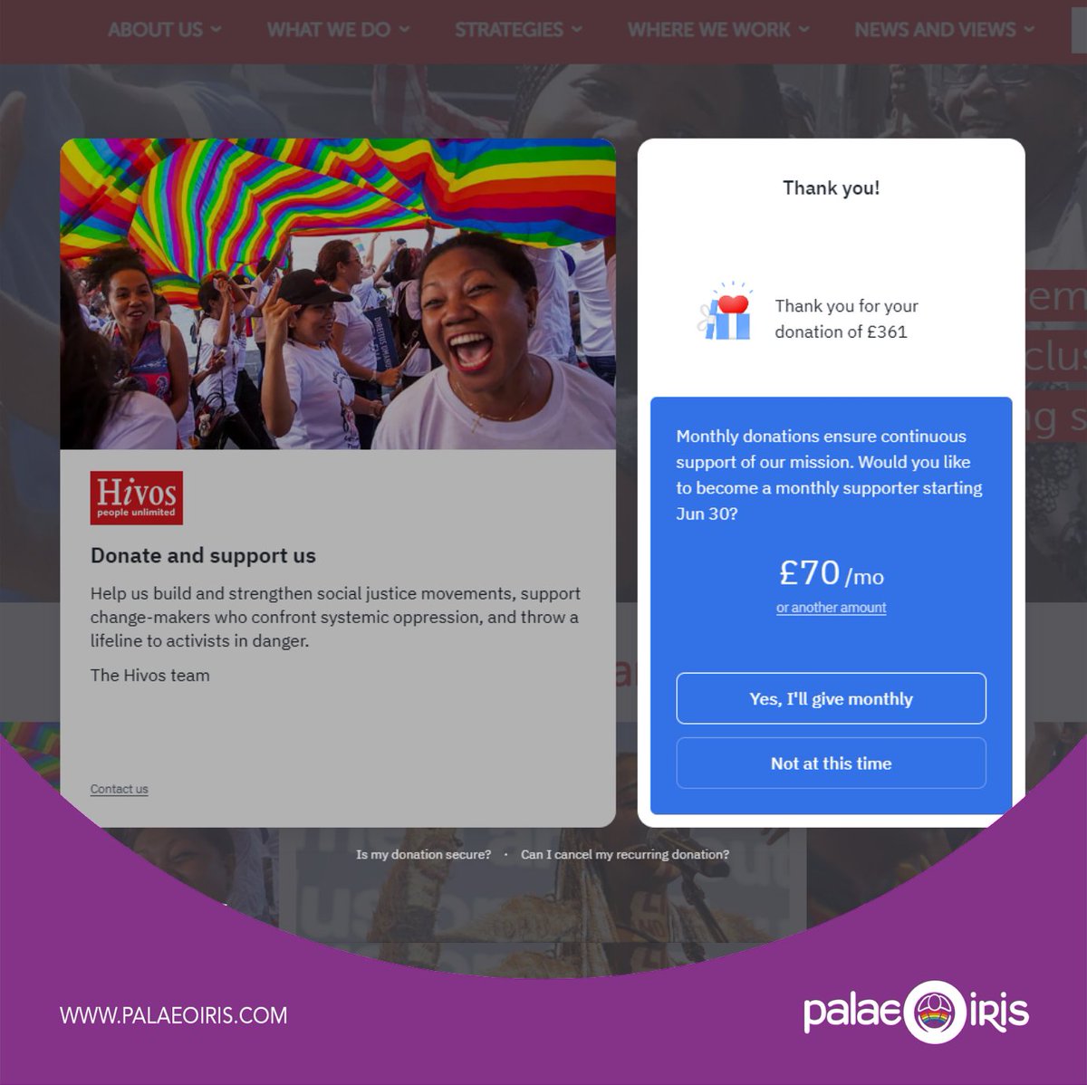🏳️🌈🏳️⚧️ Palaeoiris🦕 Black Trans Lives Matter (@palaeoiris) on Twitter photo Thanks to everyone who supported our Volgaynoes collaboration with <a href="/AilsaNaismith/">Ailsa Naismith</a> , we managed to donate £361 to <a href="/hivos/">Hivos Global</a>. 🏳️🌈🌋🏳️🌈 Thanks to everyone who supported our Volgaynoes collaboration with <a href="/AilsaNaismith/">Ailsa Naismith</a> , we managed to donate £361 to <a href="/hivos/">Hivos Global</a>. 🏳️🌈🌋🏳️🌈