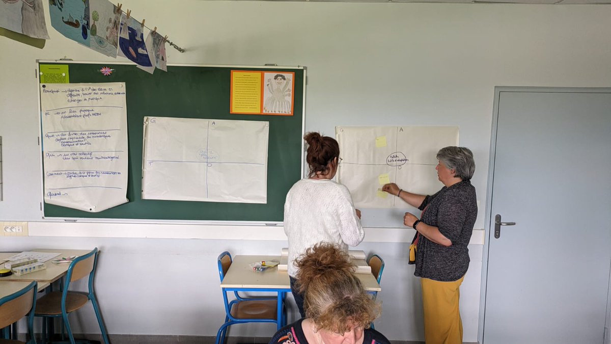 Journée animée par l'OTA lab au Collège de l'Europe à Ardres avec AESH et enseignants : de beaux projets et une belle dynamique autour de la thématique de l'inclusion #CNR @CRefondation - avec @PerrineTaine et @DupuichClaire