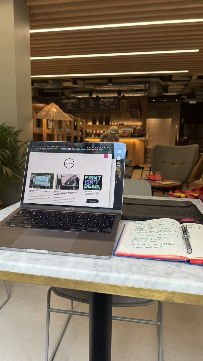 Really enjoyed working at Projects Brighton today…