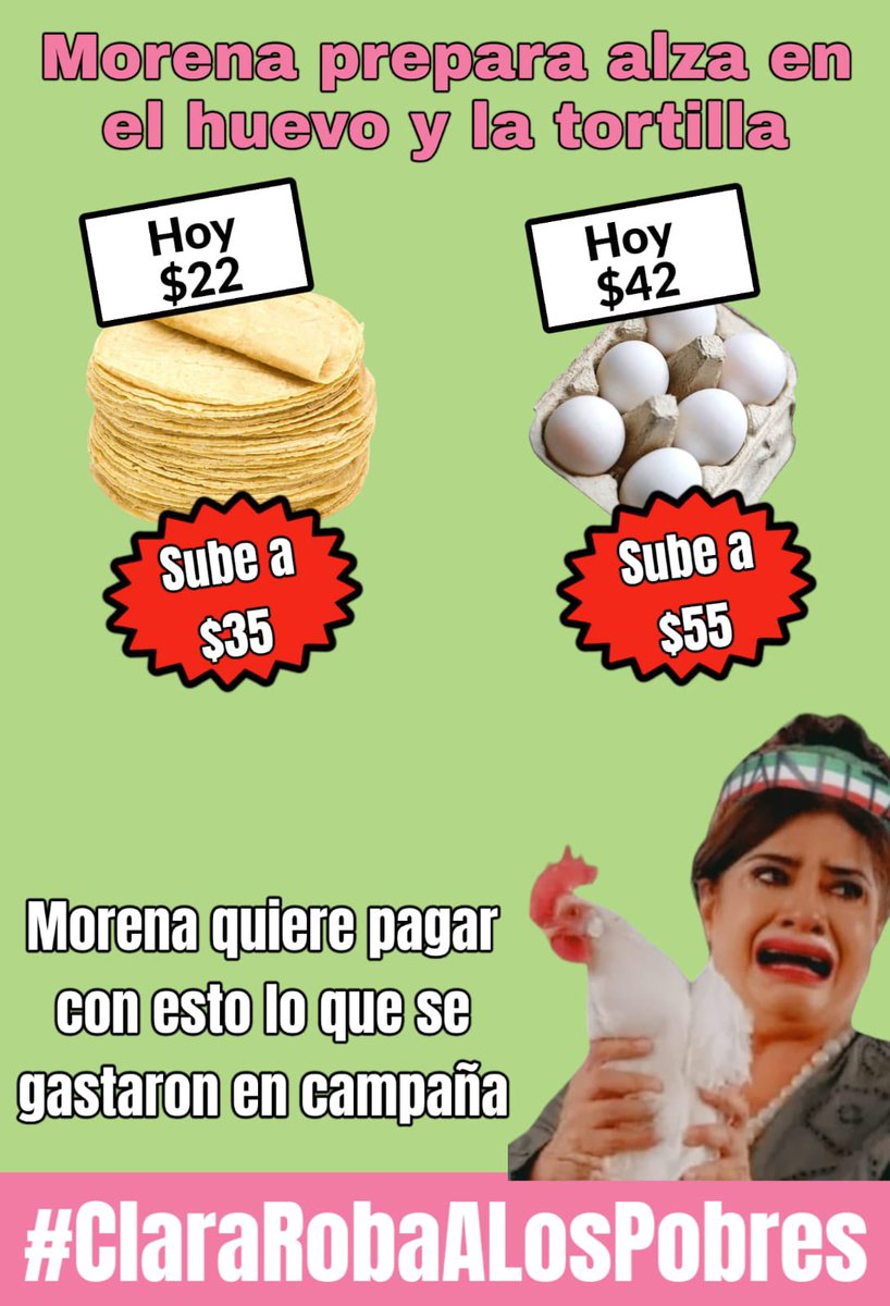 Clara le roba a los pobres. 

#ClaraRobaALosPobres
#LaRataEsClara
.