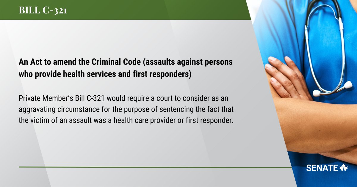 Bill #C321 has been adopted at second reading in the Senate and referred to the Senate Committee on Legal and Constitutional Affairs: ow.ly/KlUH50S2YZx #SenCA #CdnPoli #LCJC