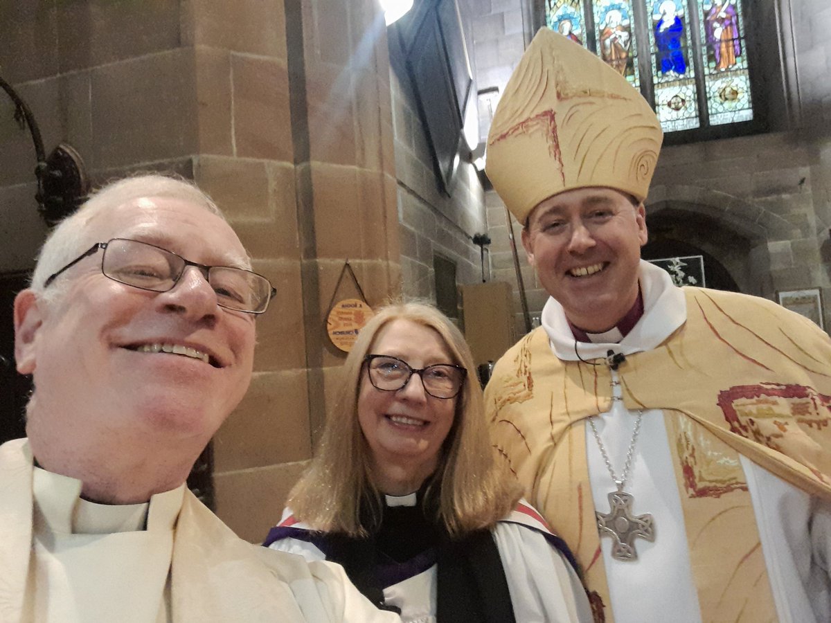 Another evening and yet another selfie! This time Bev Jameson being commissioned as Rural Dean of Great Budworth.
