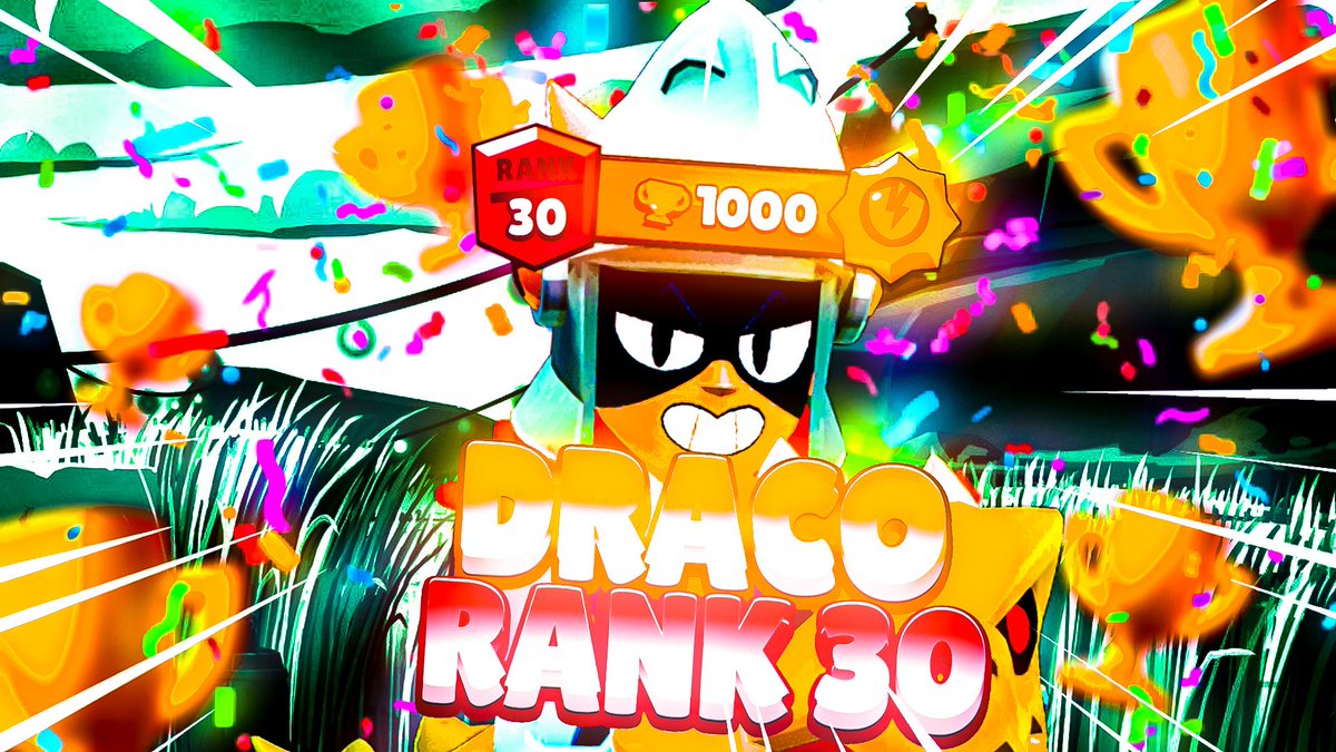 Draco rank 30 by Stas // More thumbnails are avalaible on Behance,website where I post my thumbnails,banners,headers &amp; artworks // The link can be found in my biography

#brawlstarsgameplay #brawlstars #brawlstarsplay #brawlstarsplayers #brawlstarsart #brawlstarsarts