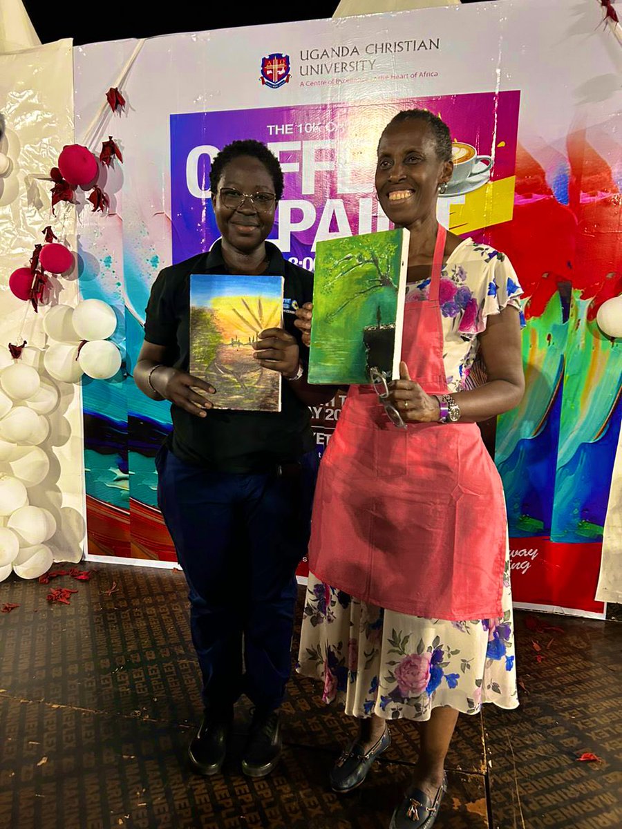 What a way to wrap up the month of May 2024 where I joined my family of @UCUniversity including the Dean of @UCUjourncom , @Mbchibita in the 10k Campaign-Coffee and Paint event at UCU basketball court today. A ticket to the event is at a fee of Ugx. 30,000 each day and it will