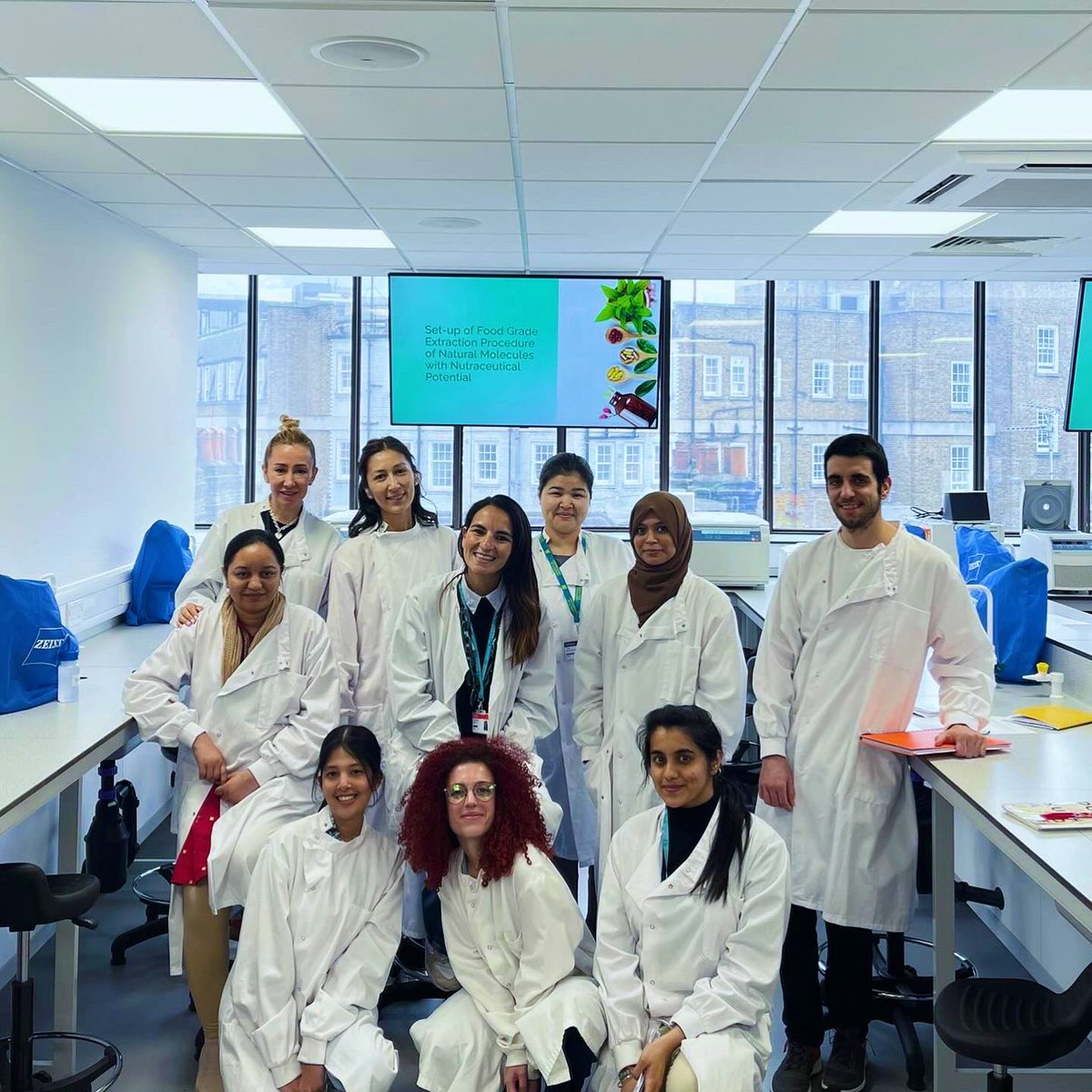 Today, the Centre for Nutraceuticals held its final workshop in the extraction of bioactive nutraceuticals workshop series led by Dr Maria Maisto from Italy. The workshop was well-attended by 50+ students from across the School of Life Sciences! <a href="/LifeSciWestmin/">School of Life Sciences, University of Westminster</a> #nutraceuticals