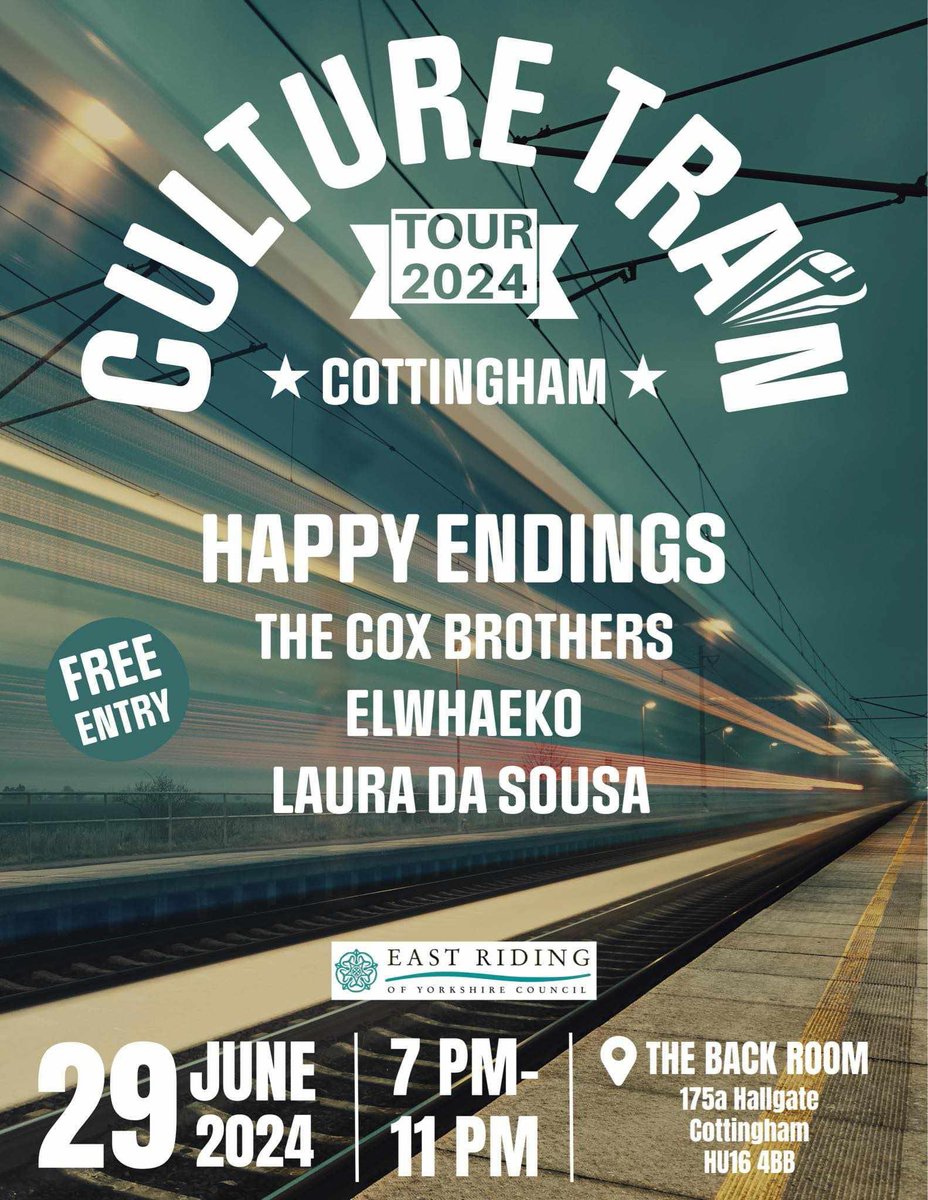 For our next gig, we are back aboard the Culture Train with some amazing folks! Save the date and come on down - it’s FREE! 🩷