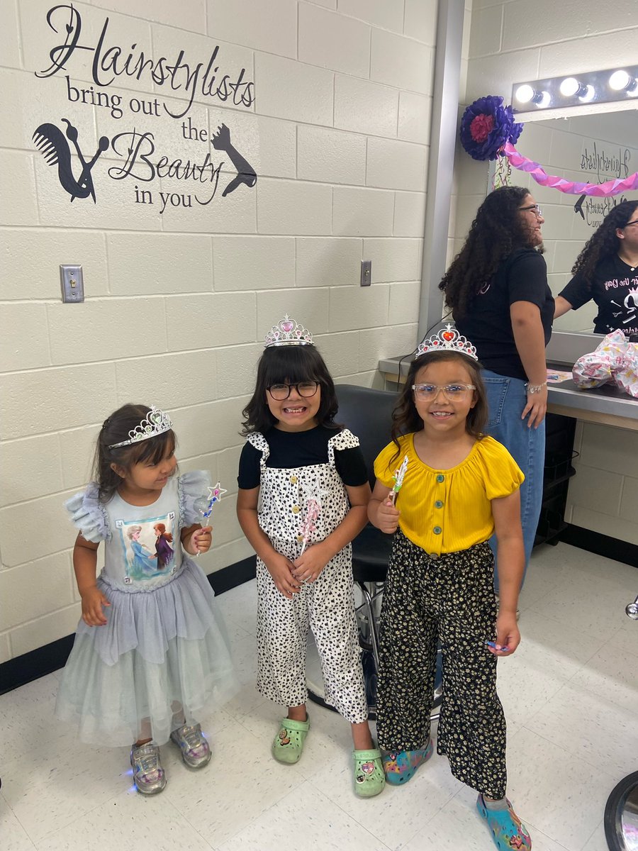 Congratulations Holmes Cosmetology students & instructor, Rachel Lovelady for another great year!  Students shared their skills with their community through several events, including “Princess for a Day”.  Amazing smiles! Everyone is beautiful, inside & out! 😁 @NISD