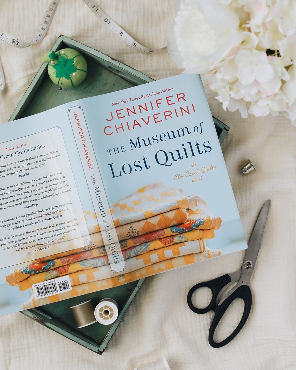 The Museum of Lost Quilts by Jennifer Chiaverini is a warm and deeply moving story about the power of collective memory. 🪡🧵 With every quilt she studies, Summer Sullivan finds her passion for history renewed—and discovers a new future for herself. bit.ly/3R6SKmd