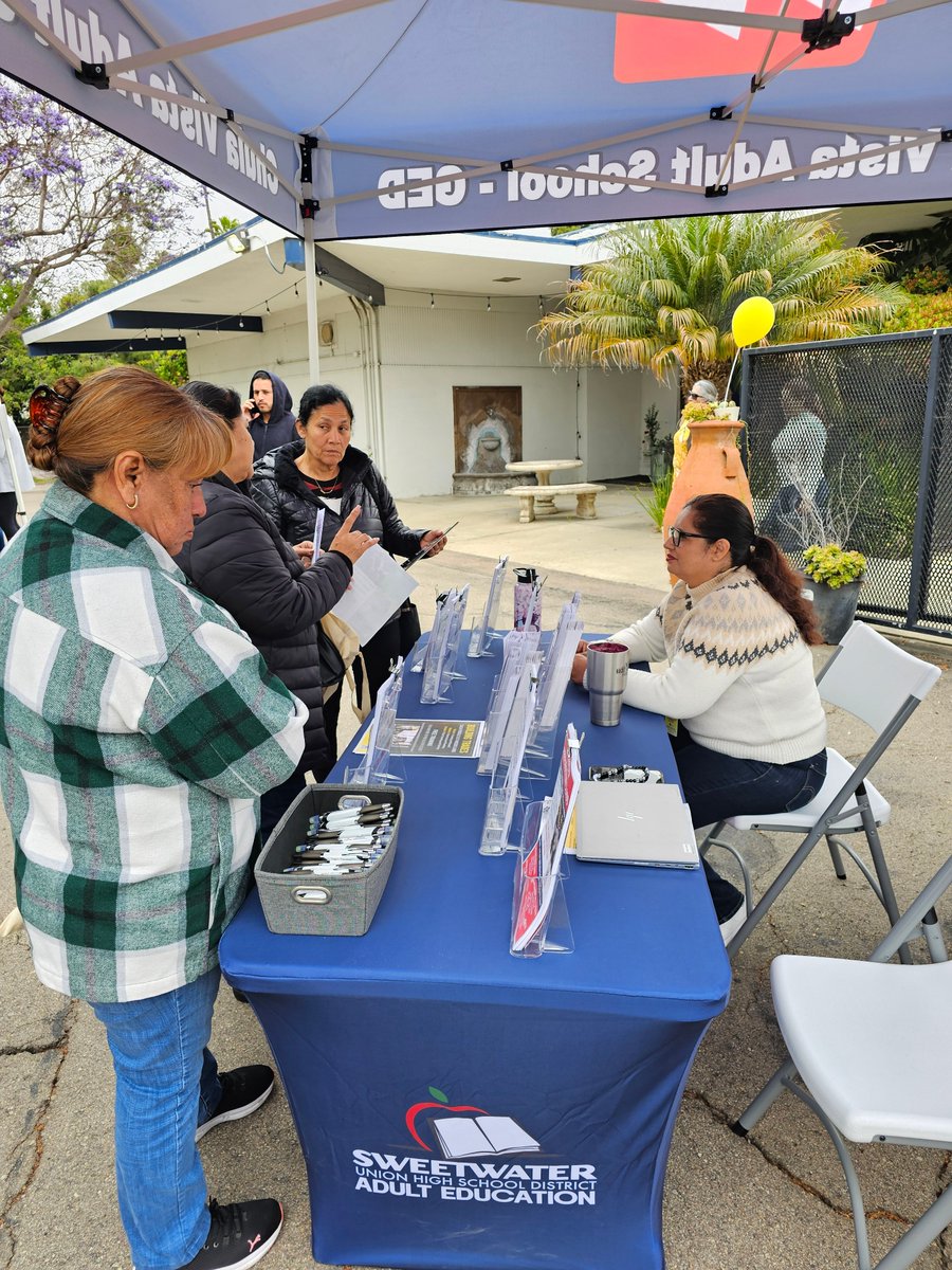 Thank you to all who came out to participate in our Chula Vista Adult School JOB FAIR! We appreciate our partners and their willingness to hire our students. A special shout out to the San Diego Zoo who did onsite job interviews. What a great success!! #SUHSDAdultEd