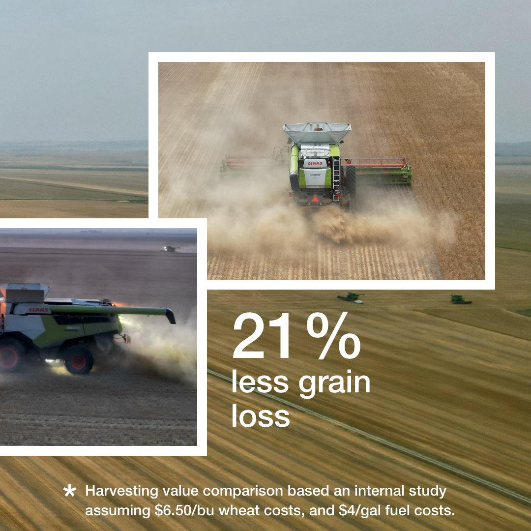 In a head-to-head combine showdown, the CLAAS LEXION 8600 went up against the John Deere S780 in Alberta, CA. The result? The LEXION demonstrated it's the superior class 8 combine in productivity, fuel consumption, and grain loss. bit.ly/3GFsQjS #CLAAS #LEXION