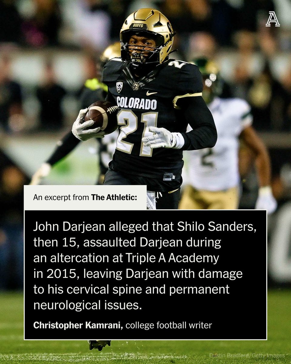 Shilo Sanders’ legal woes are under scrutiny as details continue to emerge. The Colorado safety filed for Chapter 7 bankruptcy last October after losing a $12M judgment in a personal injury lawsuit tied to an alleged assault. Here’s what we know ⤵️ nytimes.com/athletic/55281…