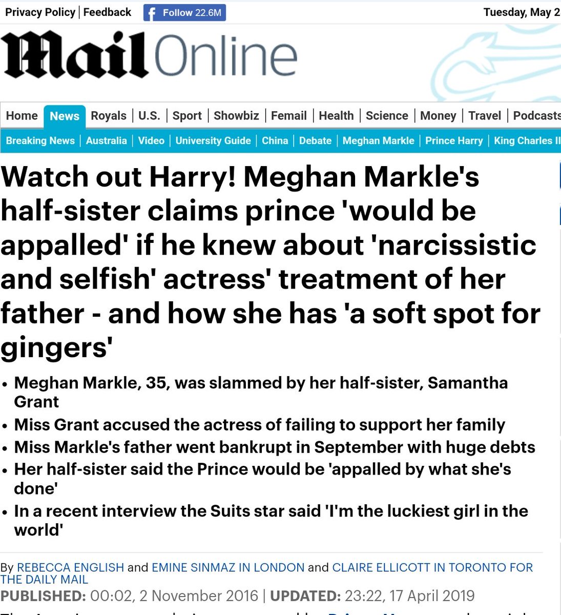 ChezSoryuChris's tweet photo. 1/X 01NOV2016, #ScamanthaEXPOSED spoke to The SUN, in which "She also claimed her sister was a โshallow social climberโ who would watch programmes showing the Royal Family as a child and had a โsoft spot for gingersโ"
๐ก#SSReceipts
Source :
https://t.co/xwrzB5Ww84 https://t.co/iwZwMGRSM7