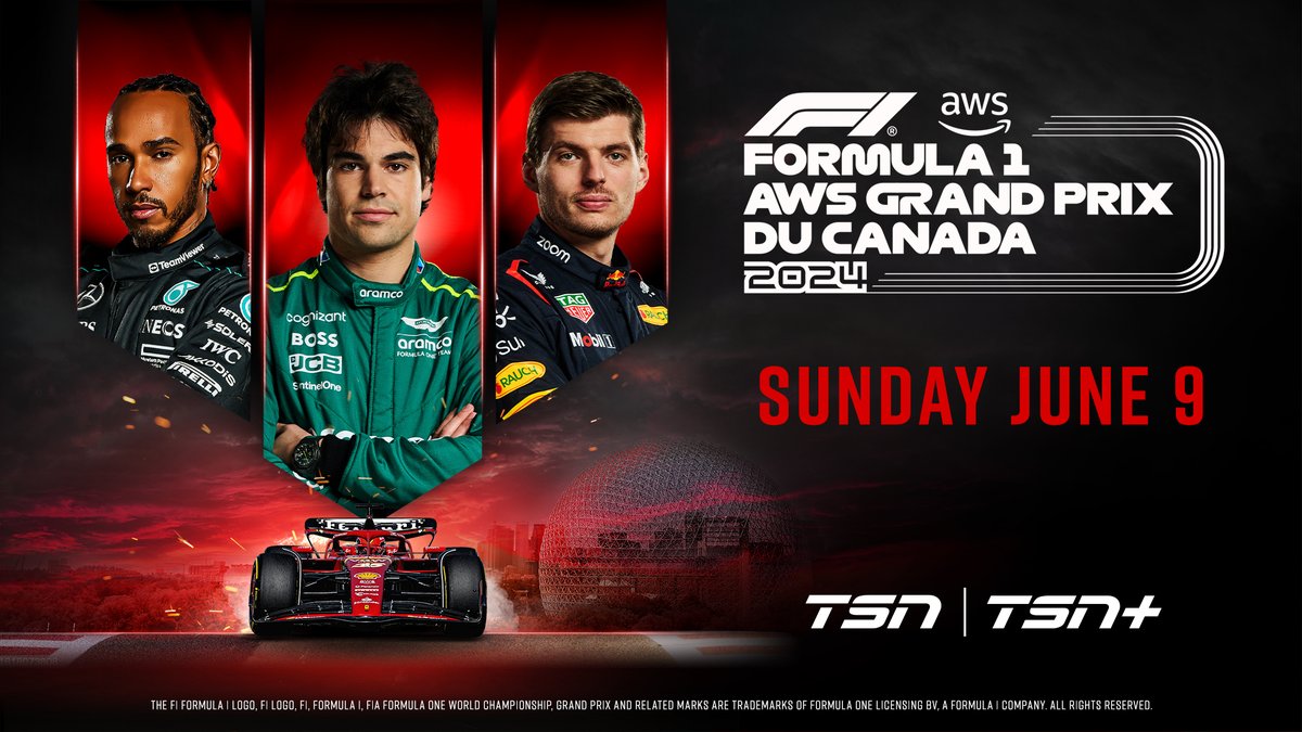 .@TSN_Sports and @RDSca deliver lights out coverage of the biggest auto racing event in Canada 🚥 The @F1 #CanadianGP returns to the famed Circuit Gilles-Villeneuve in Montréal from June 7-9. 🏁 For more info and broadcast details, visit @thelede_ca : thelede.ca/vjgfib