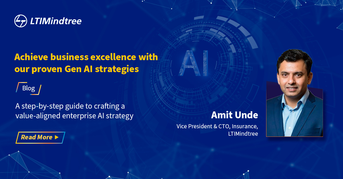 Transform your Gen AI initiatives into business success with our step-by-step guide. Discover practical strategies to align AI with your business goals and achieve sustainable growth. Read our blog: srkl.in/6012BN3LJQ