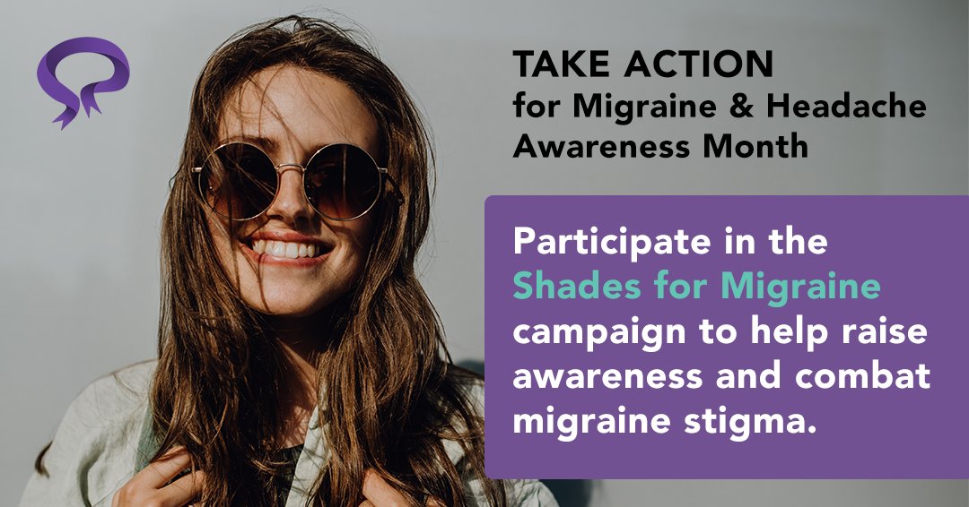 CoalitionCHAMP's tweet photo. MYTH: Talking about migraine won't make a difference in reducing stigma.
TRUTH: With 1 billion people living with migraine, sparking conversations can change how people perceive and support those impacted by this debilitating disease.
#MHAM #MythTruthAction #ShadesForMigraine