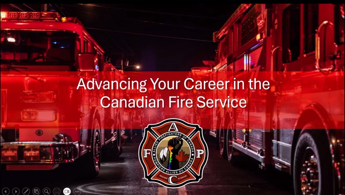BIPOCfire's tweet photo. AFC hosted its first virtual conference on 'Advancing Your Career in the Canadian Fire Service'.

We would like to express our gratitude to our panelists @ChiefBoyes, Chief @KalpanaRajgopa2, Chief Beals, Chief Shelton, and Chief @Karen_Fry for sharing their expertise. https://t.co/0zRSteKWMh