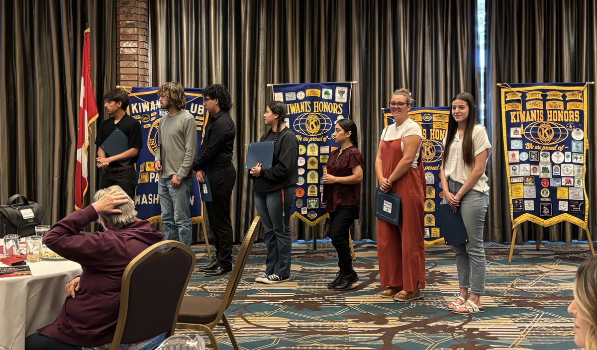 So inspired by this year's Kiwanis Club of Pasco's scholarship award winners. These students have bright futures ahead! I am incredibly proud to say they started their life's journey in Pasco School District. #WearePasco #Classof2024
