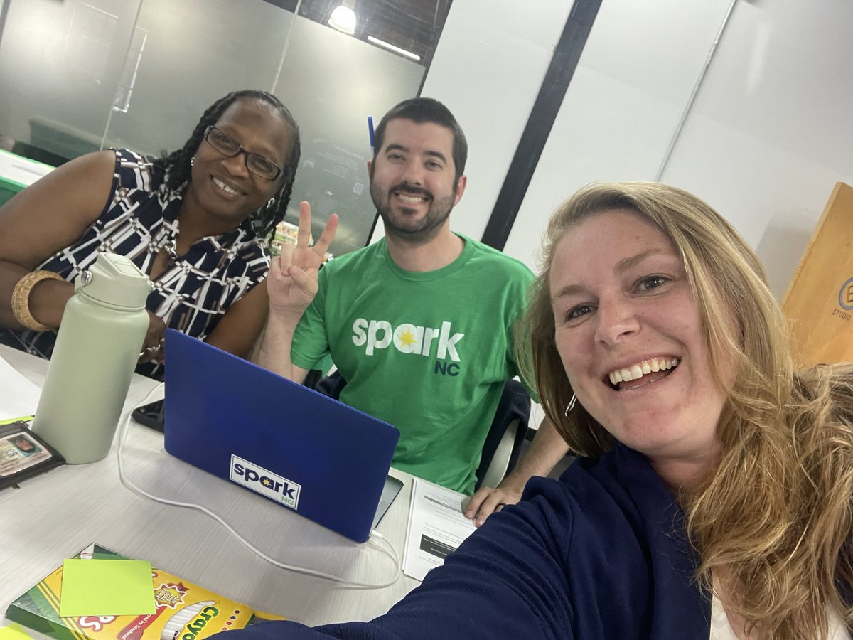 BrittanyLBranch's tweet photo. Day 1 of @wearesparknc spring retreat. Happy to be learning with there wonderful people! #ignitefuturesintech https://t.co/BDl0knVNf5