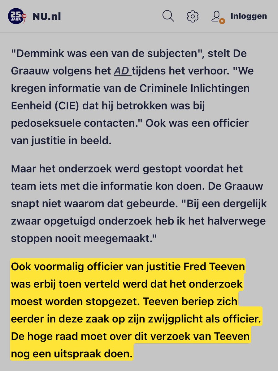 Denachtzuster1's tweet photo. 3/6/16 - Het zogenoemde Rolodex-onderzoek werd stopgezet toen duidelijk werd dat topman Joris Demmink van justitie erbij betrokken was. Dat stellen twee rechercheurs die in het onderzoeksteam zaten vrijdag voor de rechtbank. #FredTeeven Omerta #Demmink https://t.co/bUsIg4U883 https://t.co/uoeymULM6p