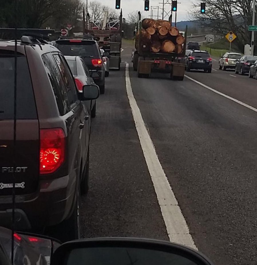 Everyone in that lane watched “Final Destination”