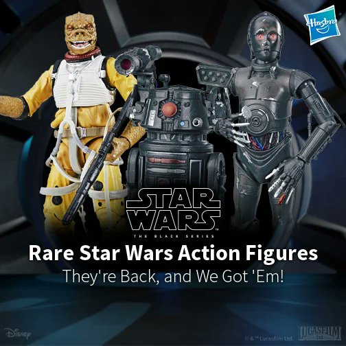 FLYGUY's tweet image. More Star Wars Black Series re-releases up for pre-order.

➡️  bit.ly/newhasbro

Bossk seems an odd choice (over Aphra) given archive release in the past but 🤷‍♂️

#starwars #starwarsblackseries
#bossk #ad #doctoraphra #actionfigures #FLYGUY #FLYGUYtoys