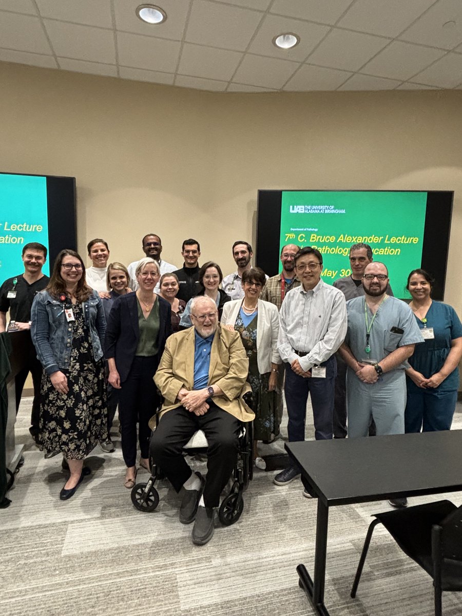 UAB Pathology (@uabpathology) on Twitter photo We were thrilled to host Sarah Bean, MD, FCAP, @DrSMBean, Prof., <a href="/DukePathDept/">DukePathDept</a>, for our 2024 C. Bruce Alexander Lecture. Drs. Bean and Alexander are pictured with <a href="/DrCristinaMagi/">CristinaMagiGalluzzi</a>, Chair, C. Bruce Alexander Endowed Professor, and current/former residents. bit.ly/3Ko3OYE We were thrilled to host Sarah Bean, MD, FCAP, @DrSMBean, Prof., <a href="/DukePathDept/">DukePathDept</a>, for our 2024 C. Bruce Alexander Lecture. Drs. Bean and Alexander are pictured with <a href="/DrCristinaMagi/">CristinaMagiGalluzzi</a>, Chair, C. Bruce Alexander Endowed Professor, and current/former residents. bit.ly/3Ko3OYE