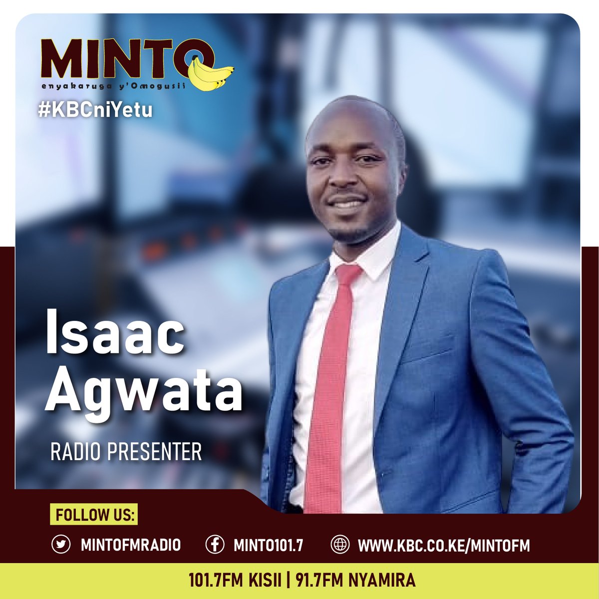 Inee naki gwakorire eweek yao?, karibu toenie amagogi goika chinsa ibere chia botuko na Isaac Agwata (Masengenye).  ^MK
#MintoFM