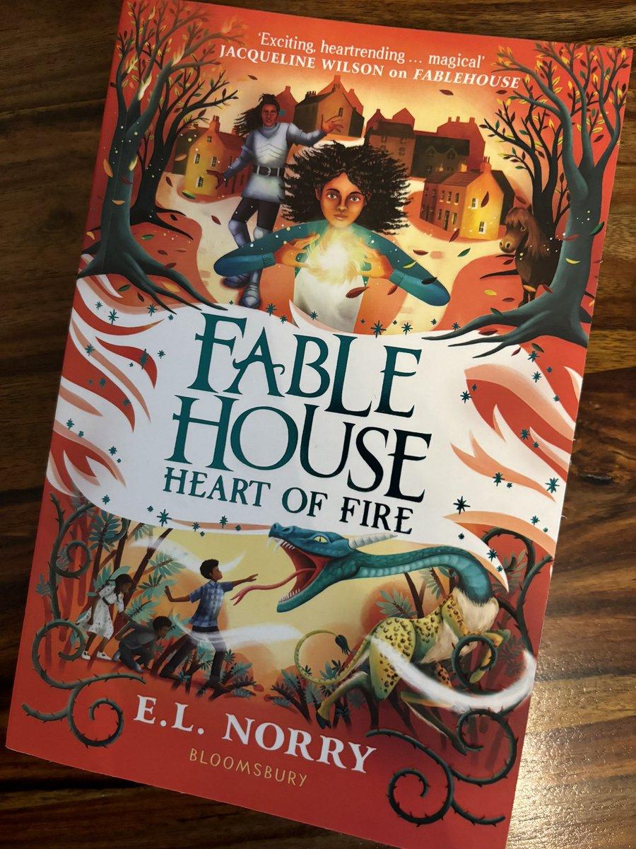 Fable House: Heart of Fire is just as brilliant as the first book! Readers will be inspired to show the world their true selves and embrace their power. Don’t miss this incredible, diverse series. @elnorry_writer @KidsBloomsbury