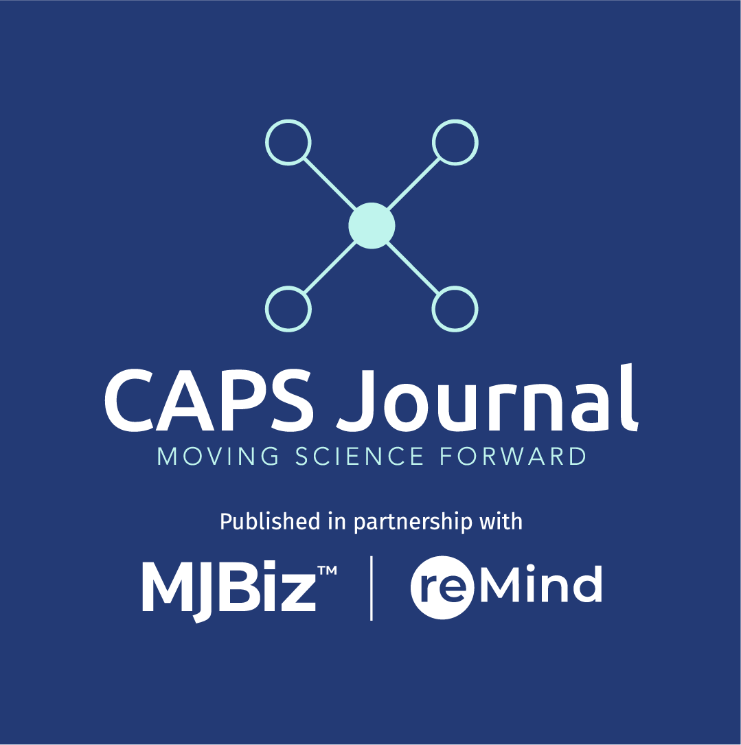Introducing... CAPS Journal in partnership with @remindsocial. @theCAPSJournal is an all-new peer-reviewed science journal that caters to accelerate the pace and impact of cannabis and psychedelic research. Areas of interest? Analytical testing, botanical drug development,