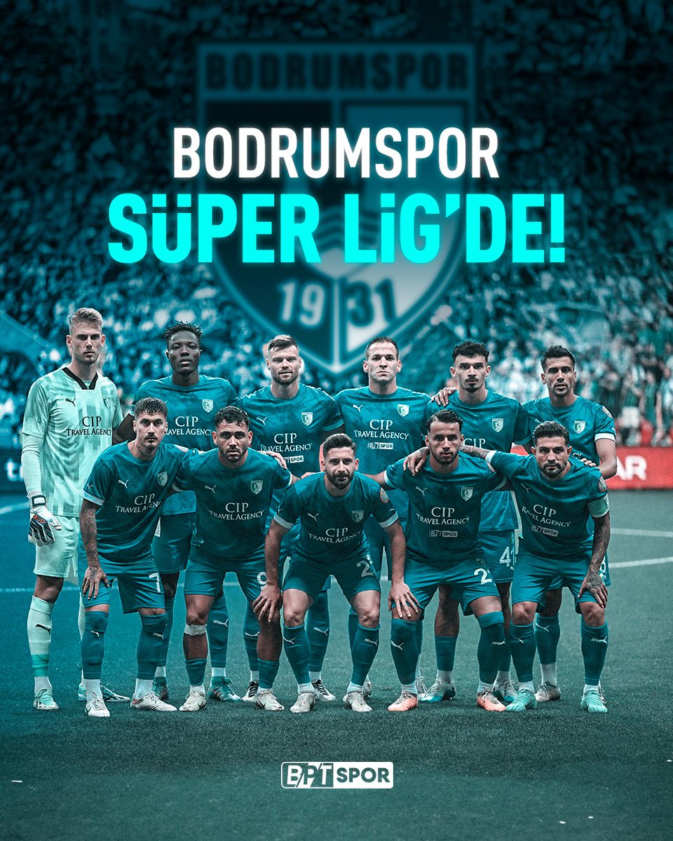 Bodrumspor, Süper Lig’e yükselen son takım oldu.