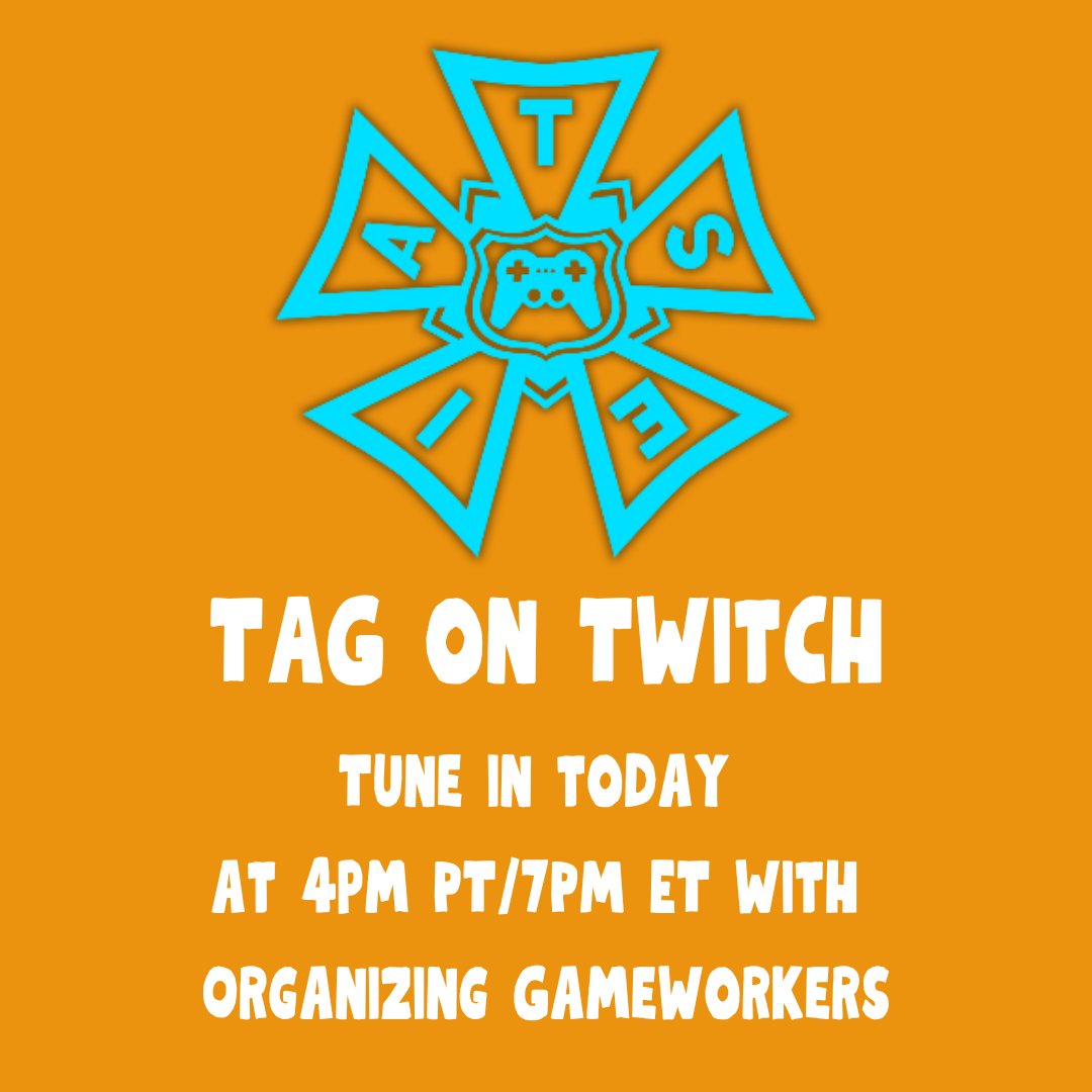 Today on Twitch Vice President of The Animation Guild, Teri Hendrich, will be live to talk about how game industry workers can fight for better in future contracts. Tune in at 4 p.m. PST / 7 p.m. EST on Twitch.tv/iatse to hear from Teri and learn more about negotiating!