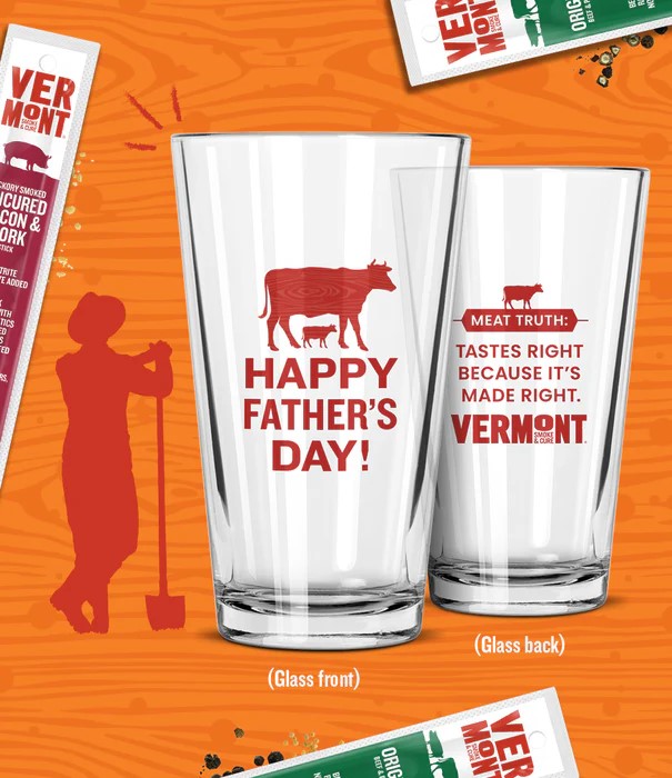 We Know What Dad Wants: A pint glass from his favorite meat stick brand! Purchase 1 pint glass and 5 1oz meat sticks for $9.49! bit.ly/vscfather #fathersday #fathersdaygifts #dad #happyfathersday #father #family #daddy #fathers #giftideas #fatherhood #fathersdaygiftideas