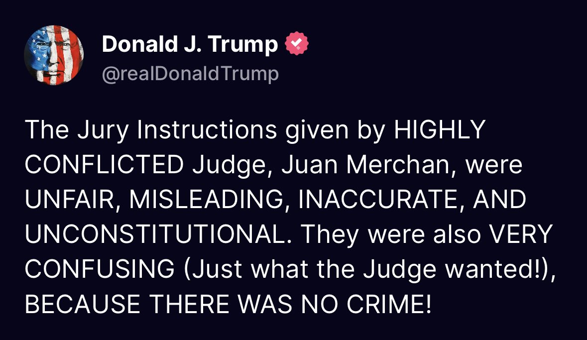 🚨 Trump is absolutely EVISCERATING Judge Merchan over his ridiculous Jury Instructions