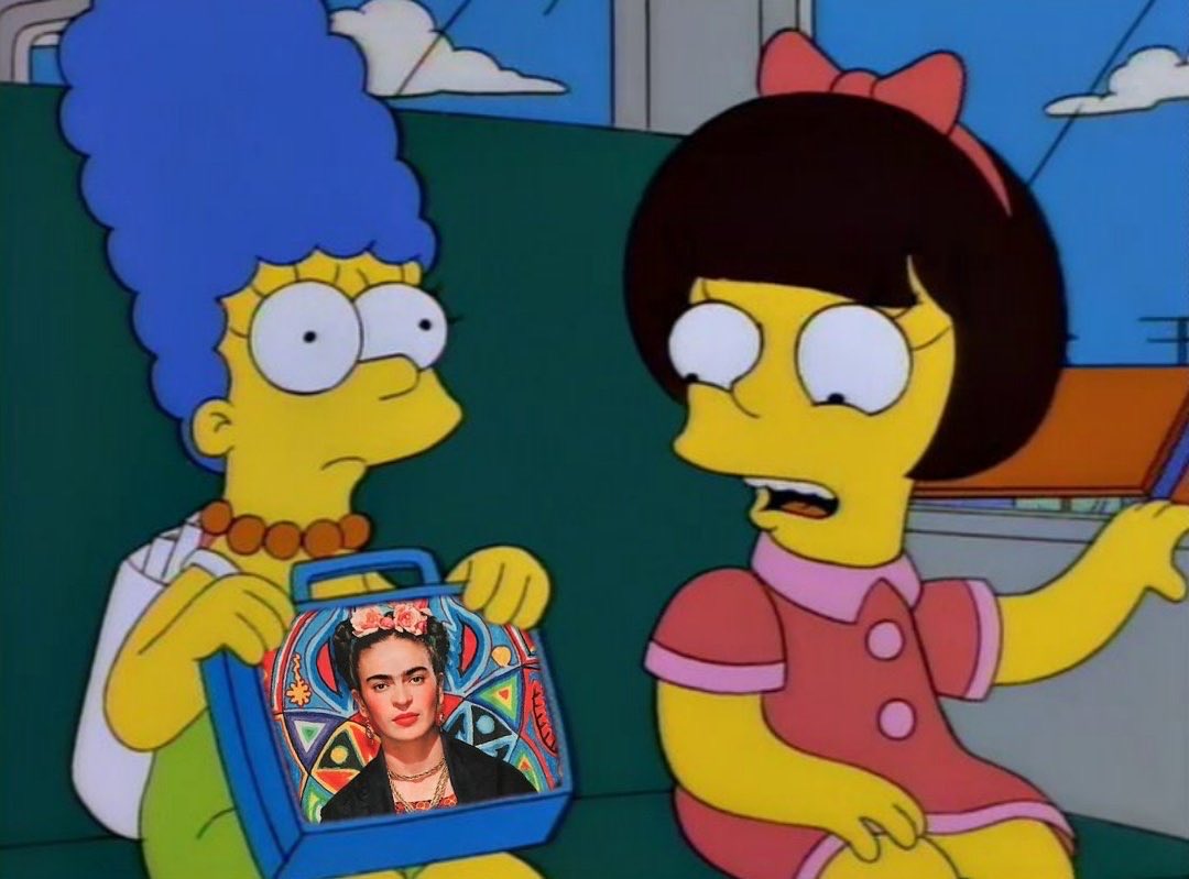 SoySimpsonito's tweet photo. ¡Guácala! ¿Te gusta Frida Kahlo? https://t.co/hO2GG3MaOB