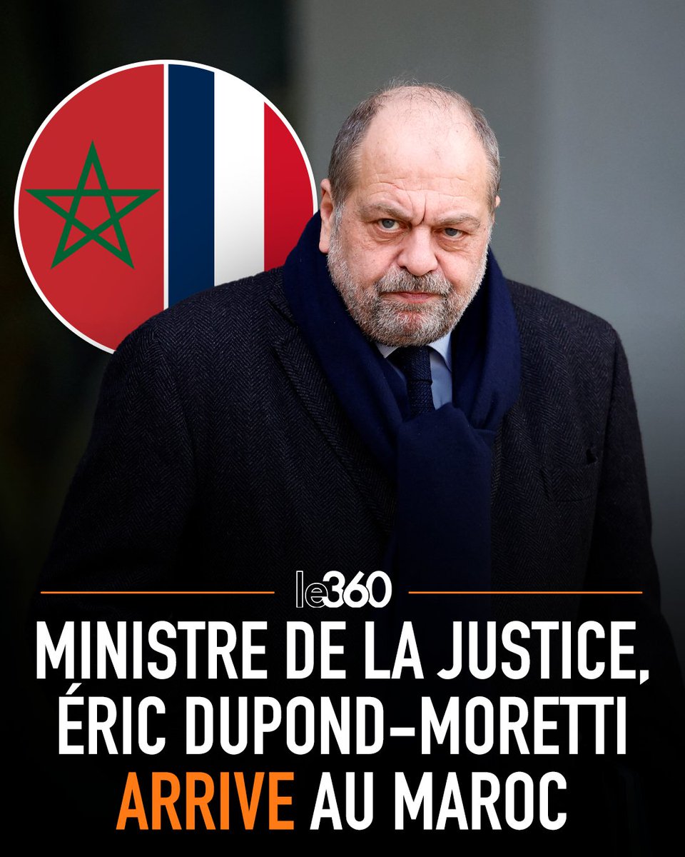 🇲🇦🇫🇷 Le ministre de la Justice, Abdellatif Ouahbi et son homologue français Éric Dupond-Moretti procèderont le vendredi 31 mai 2024 à Rabat à la signature d’un accord de coopération dans le domaine de la justice.

→ shorturl.at/EoEEj
