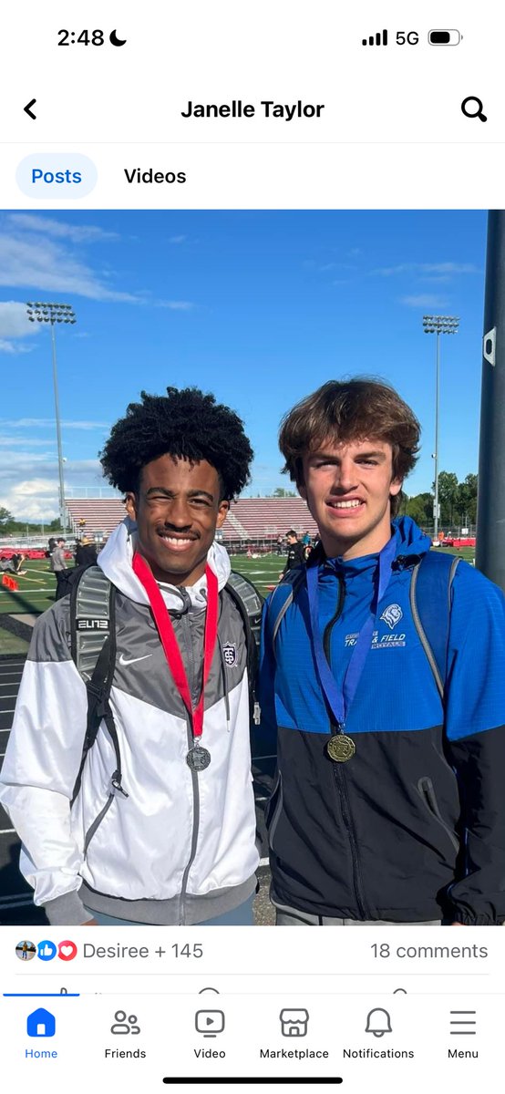 Day 2 in section Track and Field at Stillwater High School today!  Good luck to all the student-athletes competing today!  Punch your ticket to state!  Liam and Quentin advanced on Tuesday in the triple jump taking 1st and 2nd in sections!