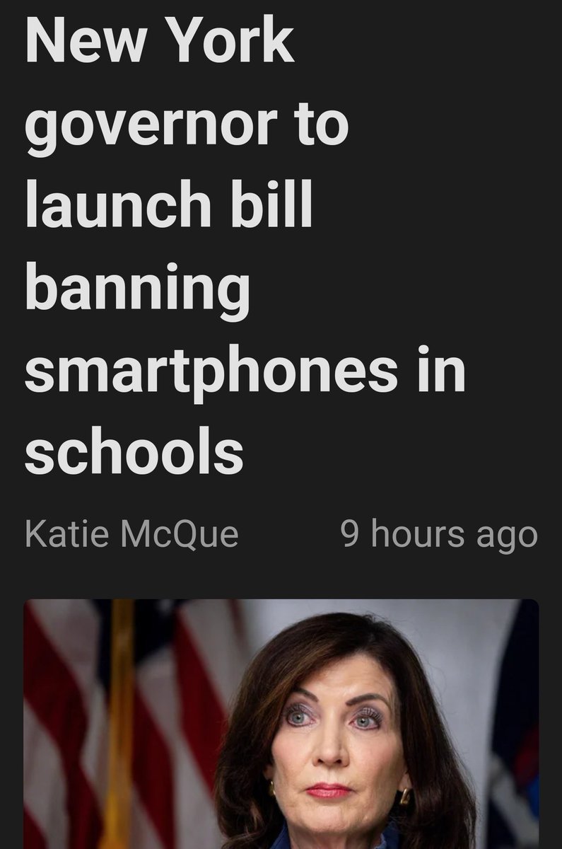 FINALLY Tu @KathyHochul 20 YRS of Tech designed to help, destroyed a Gen of learning in America that our taxes pd & got POOR results bc WE DID NOT TAKE RESPONSIBILITY for OUR EDUC SYST We owe students, OUR CHILDREN, big time @genz_4biden @briantylercohen l.smartnews.com/p-DHdhv/zkkcqp