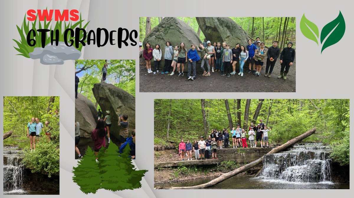 Recently West Middle School 6th graders traveled to Caron Park to conduct Science Field Investigations. The day was spent exploring and hiking. Fun was had by all!