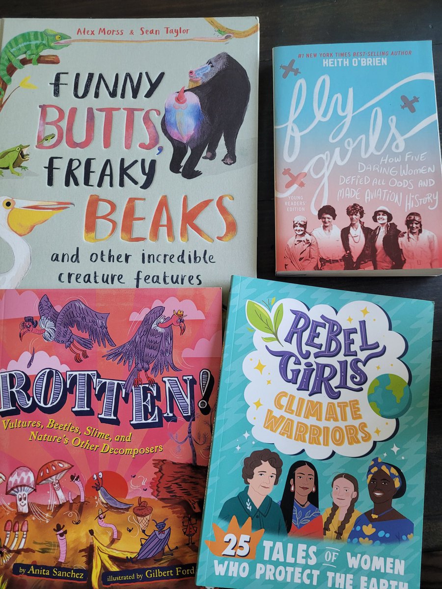 MmeH_S's tweet image. Books arriving in the mail brings me joy 😍 These titles are being added to my classroom library to support the curriculum and build knowledge. #middleschool #textsets #ontsci