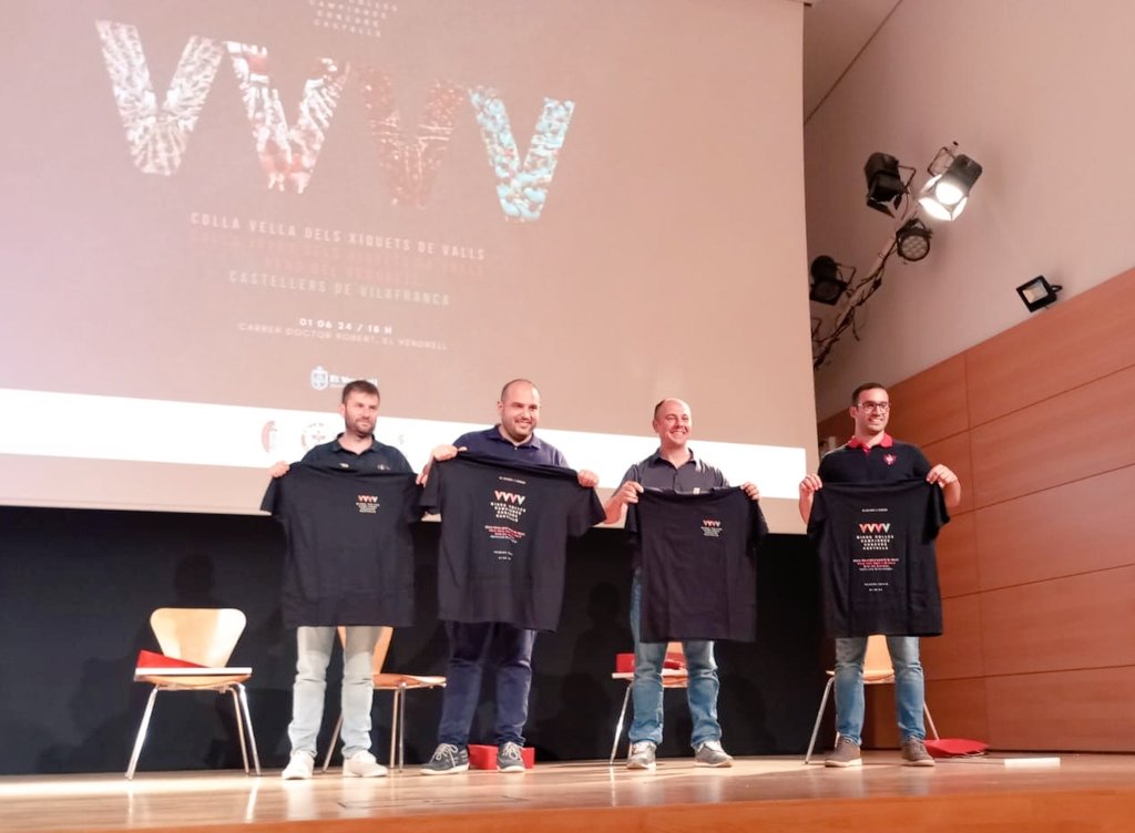 CastellsCat's tweet photo. Acompanyem als @nensdelvendrell a la presentació i sorteig de la Diada de colles campiones @concurscastells que s'estrena aquest dissabte i que podrem seguir en directe per @laxarxames 😉

#castells #ganesdecastells https://t.co/IPtnBr1sme