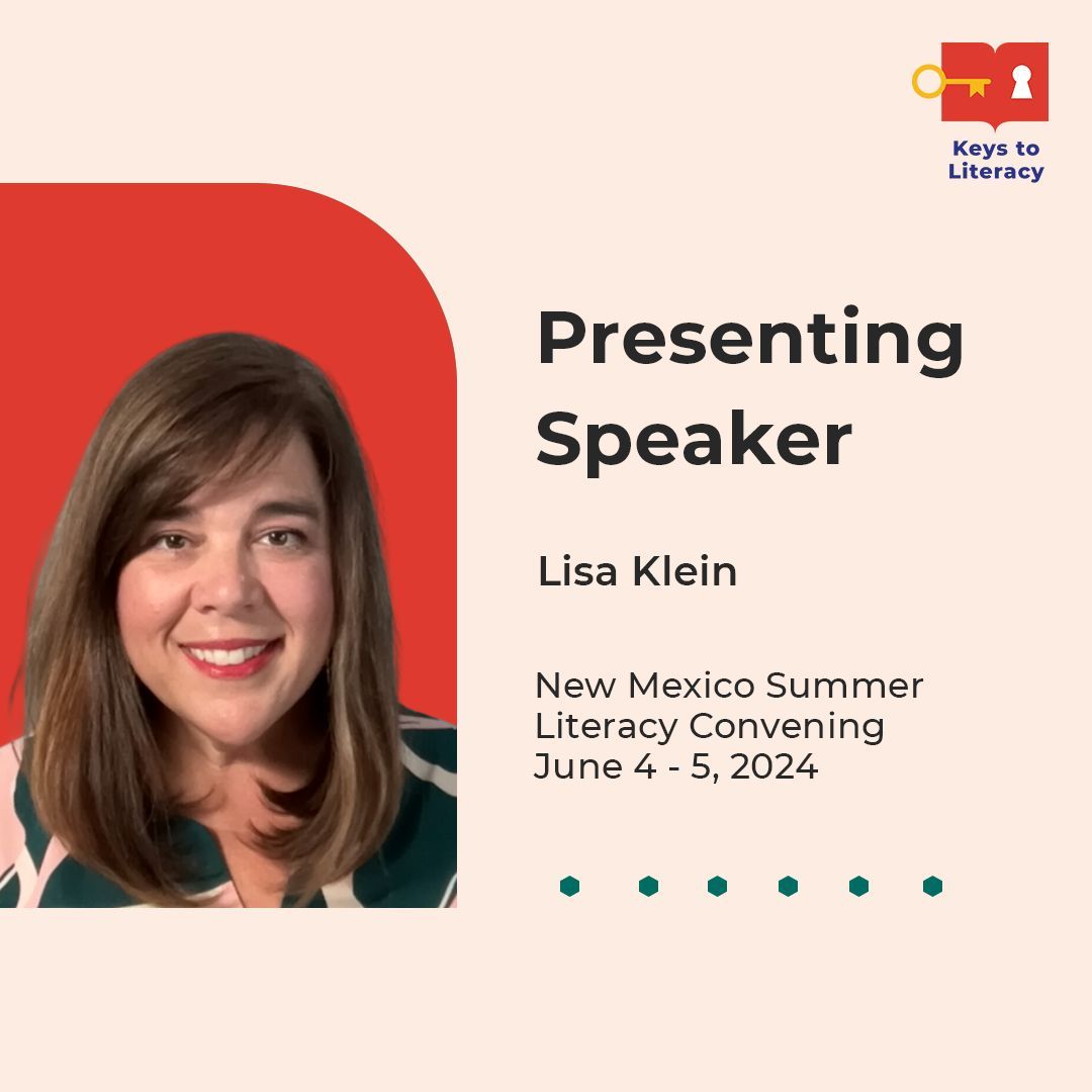 We're excited to have Lisa Klein present two sessions on 'The Writing Rope: A Framework for Evidence-Based Writing Instruction' at the New Mexico Summer Literacy Convening. We hope to see you there for some great learning opportunities! #literacyforall #literacymatters