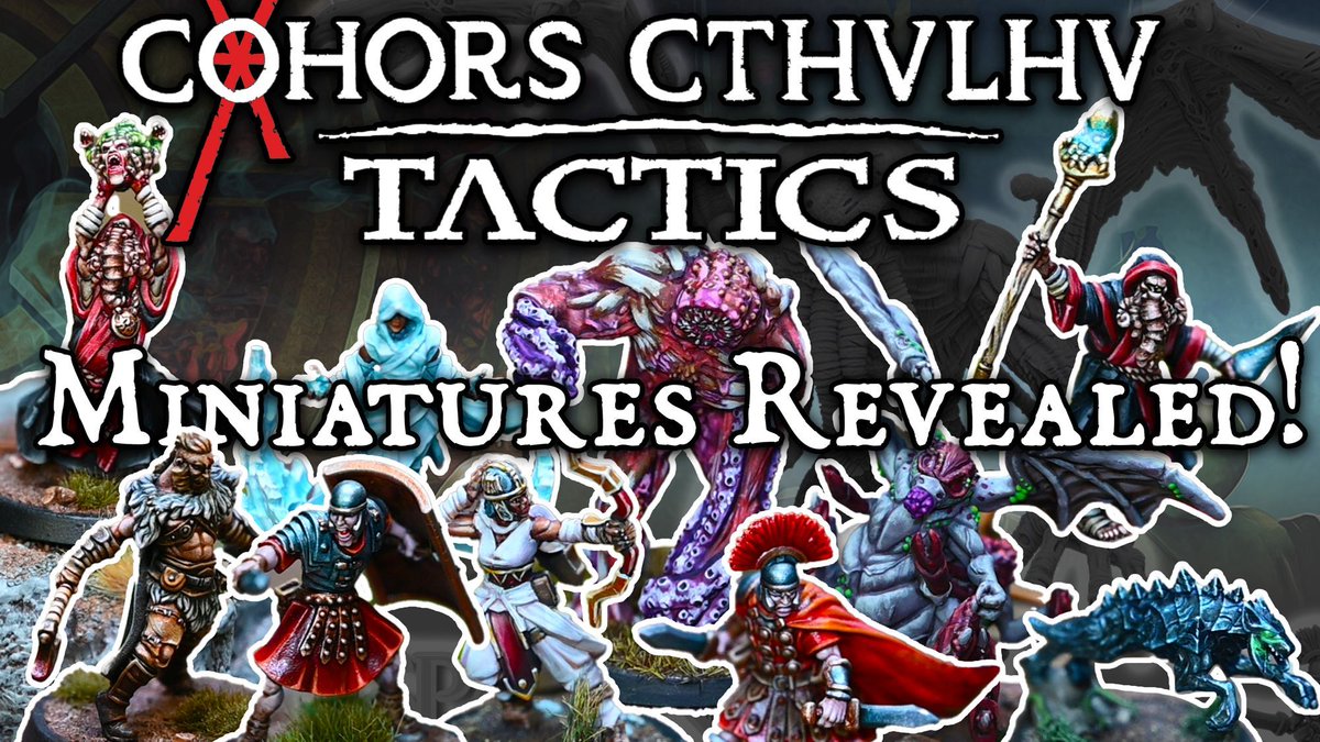 ⚔️🦑 Want to see what miniatures we have for you with our current crowdfunding project, Cohors Cthulhu: Tactics? Check out our miniatures reveal stream now! buff.ly/4bETDLh

#cthulhu #minipainting #wargames